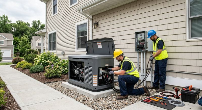 Backup Generator Installation in Conroe, TX