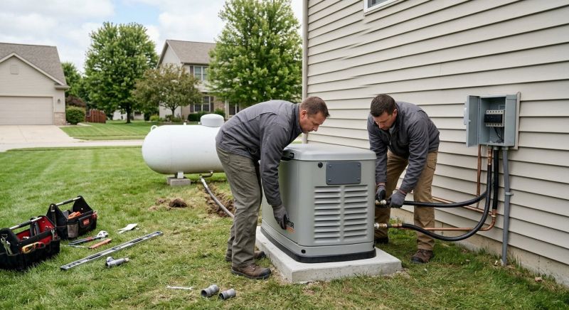 Gas Generator Installation in Alpharetta, GA